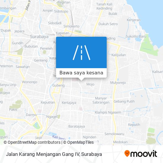 Peta Jalan Karang Menjangan Gang IV