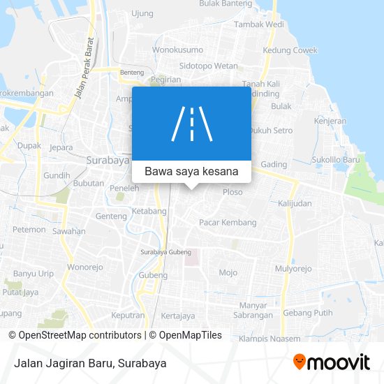 Peta Jalan Jagiran Baru