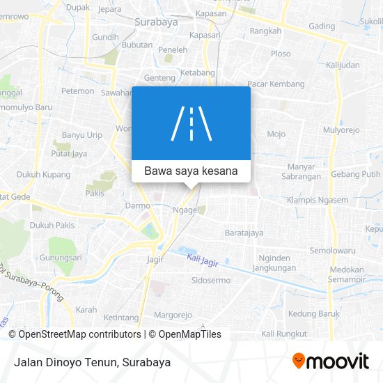 Peta Jalan Dinoyo Tenun