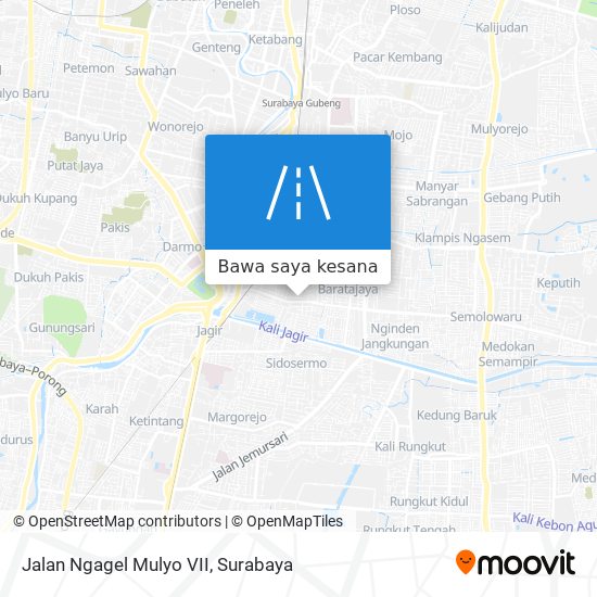 Peta Jalan Ngagel Mulyo VII