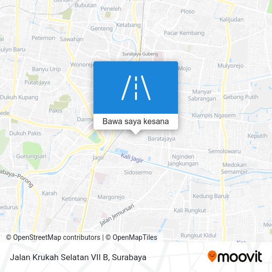 Peta Jalan Krukah Selatan VII B