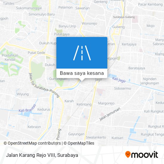 Peta Jalan Karang Rejo VIII