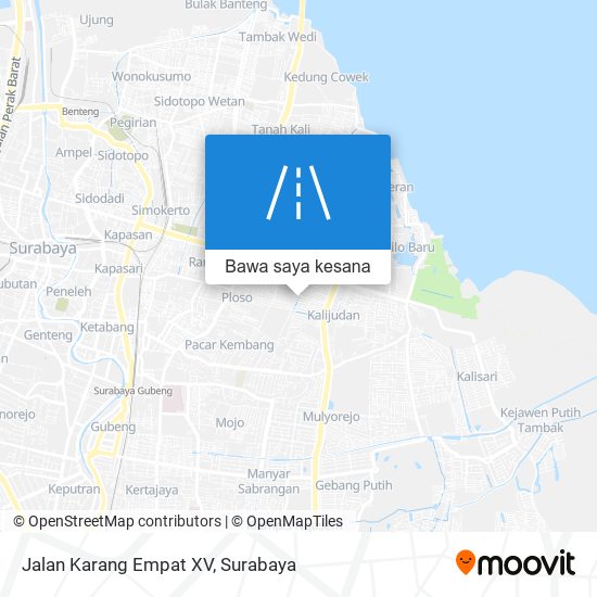 Peta Jalan Karang Empat XV