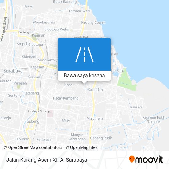 Peta Jalan Karang Asem XII A