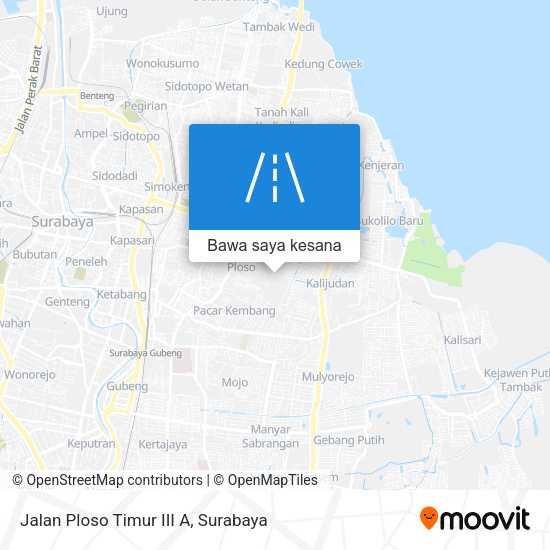 Peta Jalan Ploso Timur III A