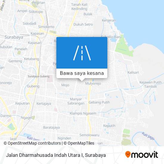 Peta Jalan Dharmahusada Indah Utara I