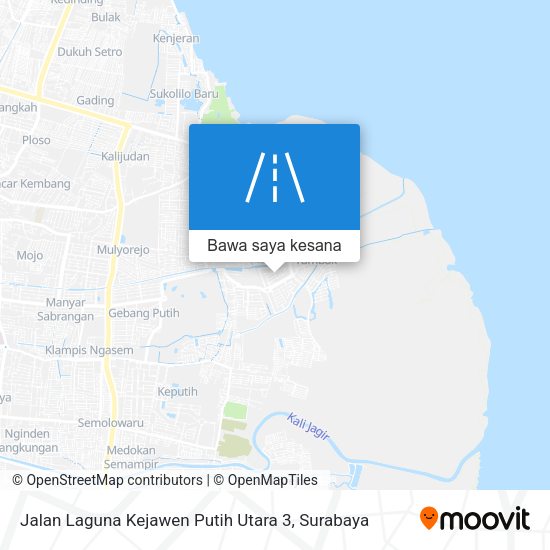 Peta Jalan Laguna Kejawen Putih Utara 3