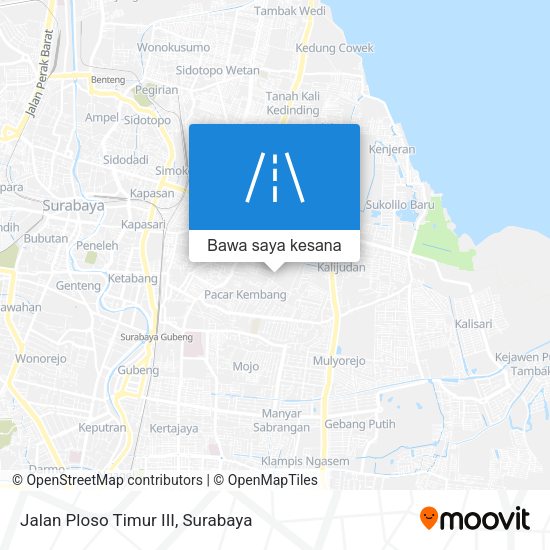 Peta Jalan Ploso Timur III