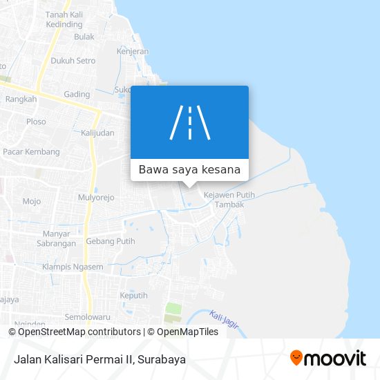 Peta Jalan Kalisari Permai II