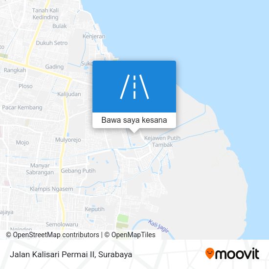 Peta Jalan Kalisari Permai II