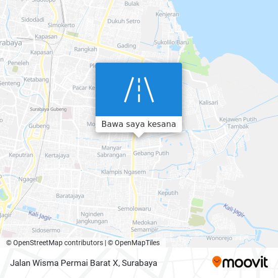 Peta Jalan Wisma Permai Barat X