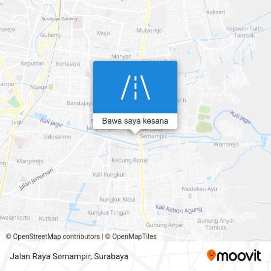 Peta Jalan Raya Semampir