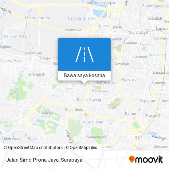 Peta Jalan Simo Prona Jaya