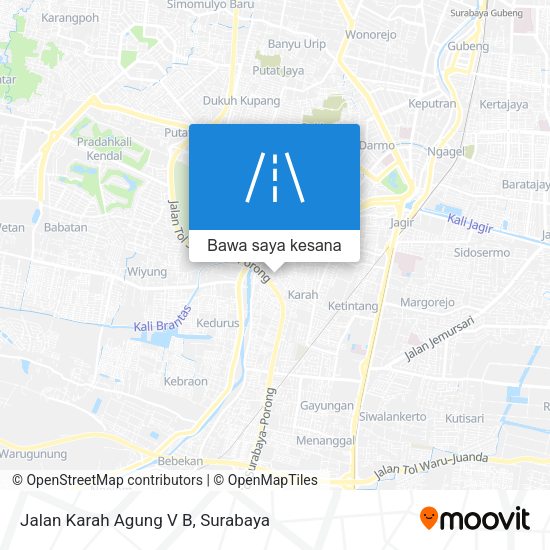 Peta Jalan Karah Agung V B