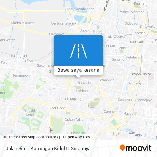 Peta Jalan Simo Katrungan Kidul II