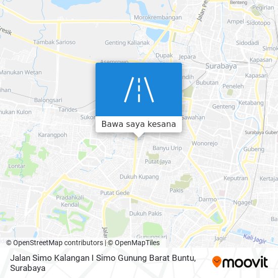 Peta Jalan Simo Kalangan I Simo Gunung Barat Buntu