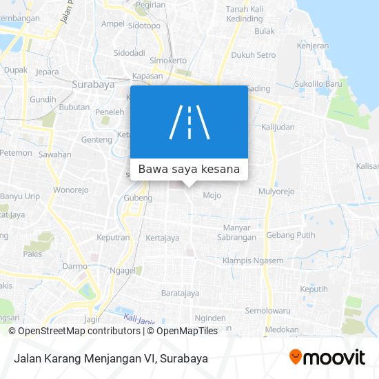 Peta Jalan Karang Menjangan VI