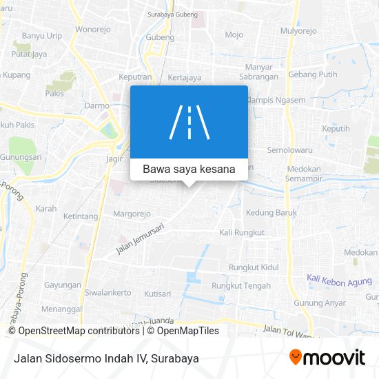 Peta Jalan Sidosermo Indah IV