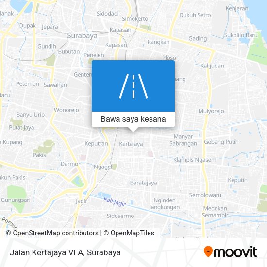 Peta Jalan Kertajaya VI A
