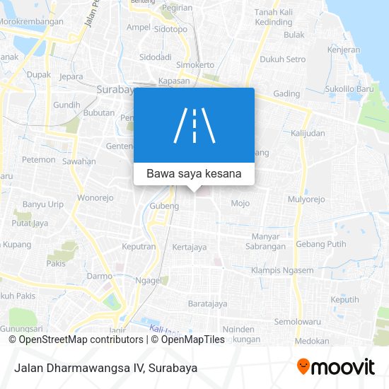 Peta Jalan Dharmawangsa IV