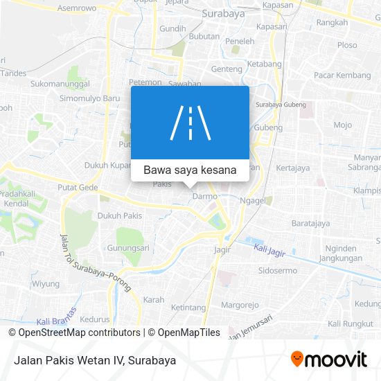 Peta Jalan Pakis Wetan IV