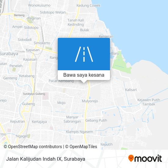 Peta Jalan Kalijudan Indah IX