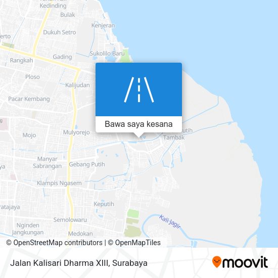 Peta Jalan Kalisari Dharma XIII
