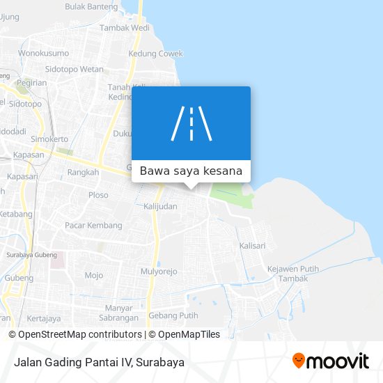 Peta Jalan Gading Pantai IV