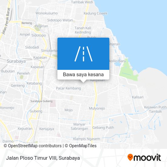 Peta Jalan Ploso Timur VIII