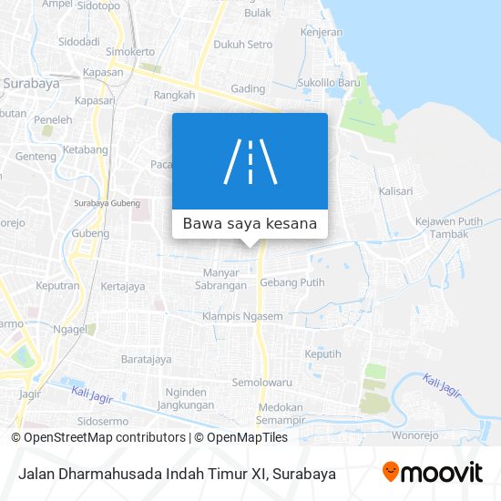 Peta Jalan Dharmahusada Indah Timur XI