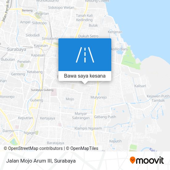 Peta Jalan Mojo Arum III
