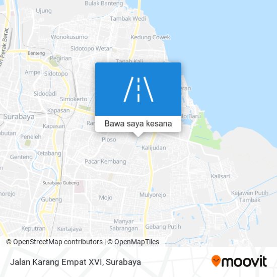 Peta Jalan Karang Empat XVI