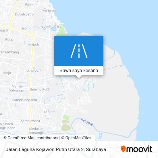Peta Jalan Laguna Kejawen Putih Utara 2