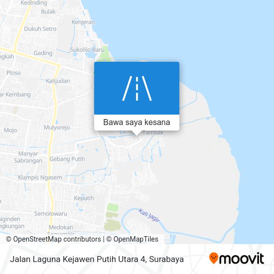 Peta Jalan Laguna Kejawen Putih Utara 4