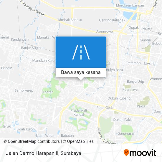 Peta Jalan Darmo Harapan II