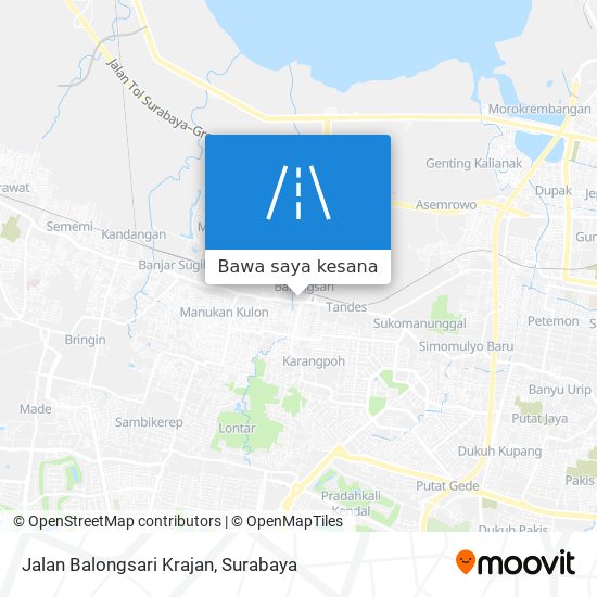 Peta Jalan Balongsari Krajan