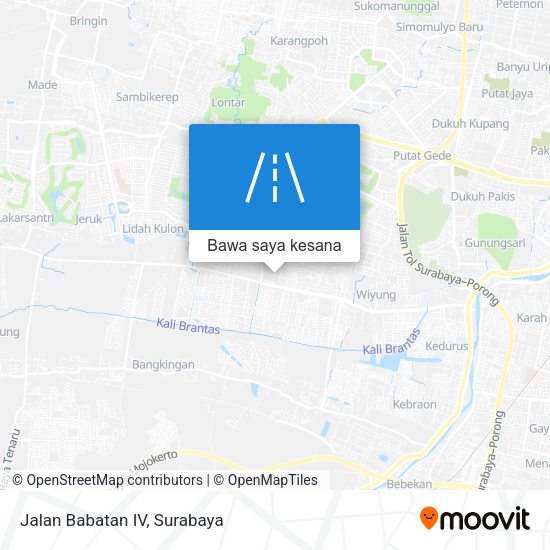 Peta Jalan Babatan IV