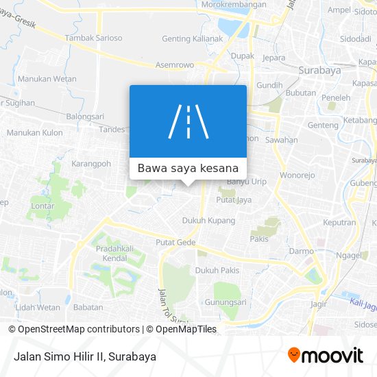 Peta Jalan Simo Hilir II