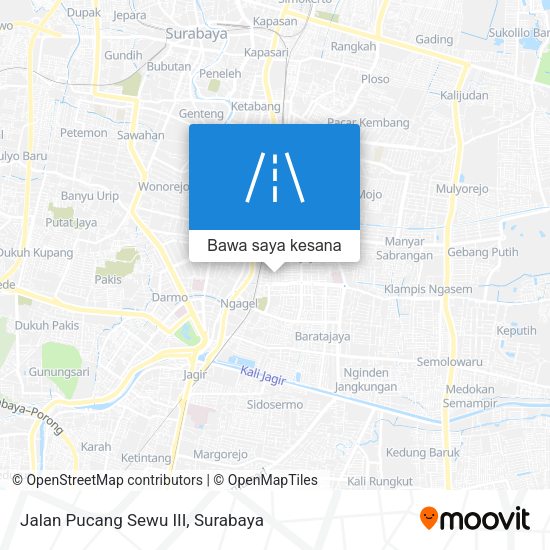 Peta Jalan Pucang Sewu III