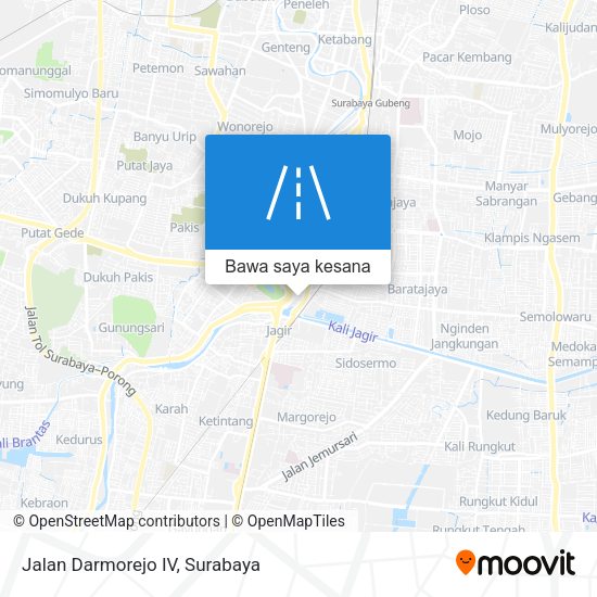 Peta Jalan Darmorejo IV