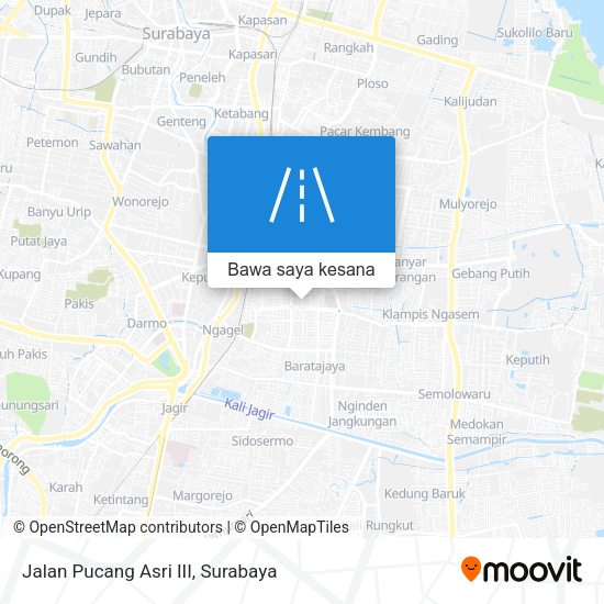 Peta Jalan Pucang Asri III