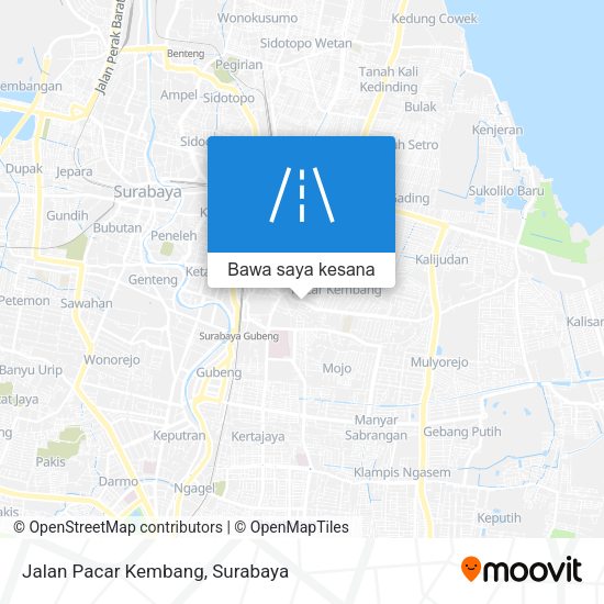 Peta Jalan Pacar Kembang
