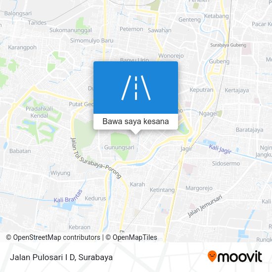 Peta Jalan Pulosari I D
