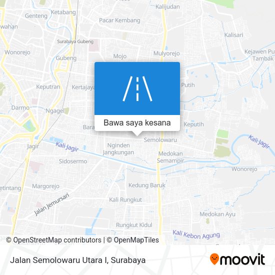 Peta Jalan Semolowaru Utara I