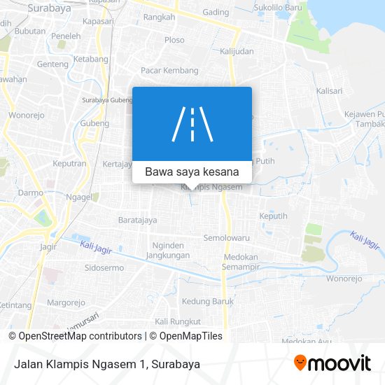 Peta Jalan Klampis Ngasem 1