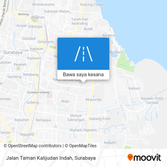 Peta Jalan Taman Kalijudan Indah