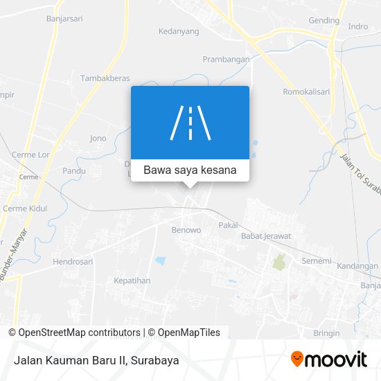 Peta Jalan Kauman Baru II