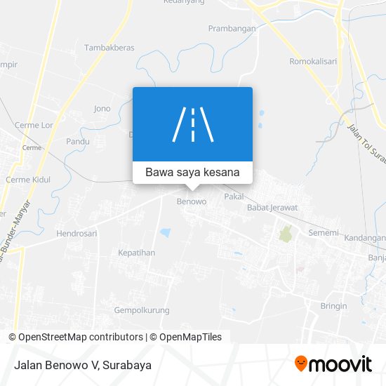 Peta Jalan Benowo V
