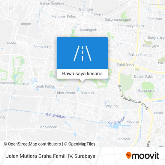 Peta Jalan Mutiara Graha Famili IV