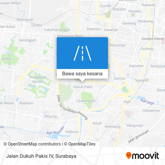 Peta Jalan Dukuh Pakis IV